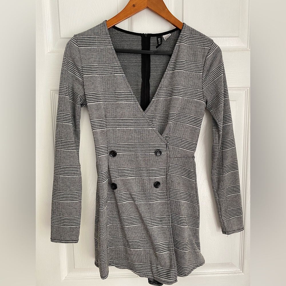 Plaid Romper by Divided